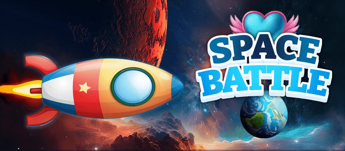 Space Battle game banner