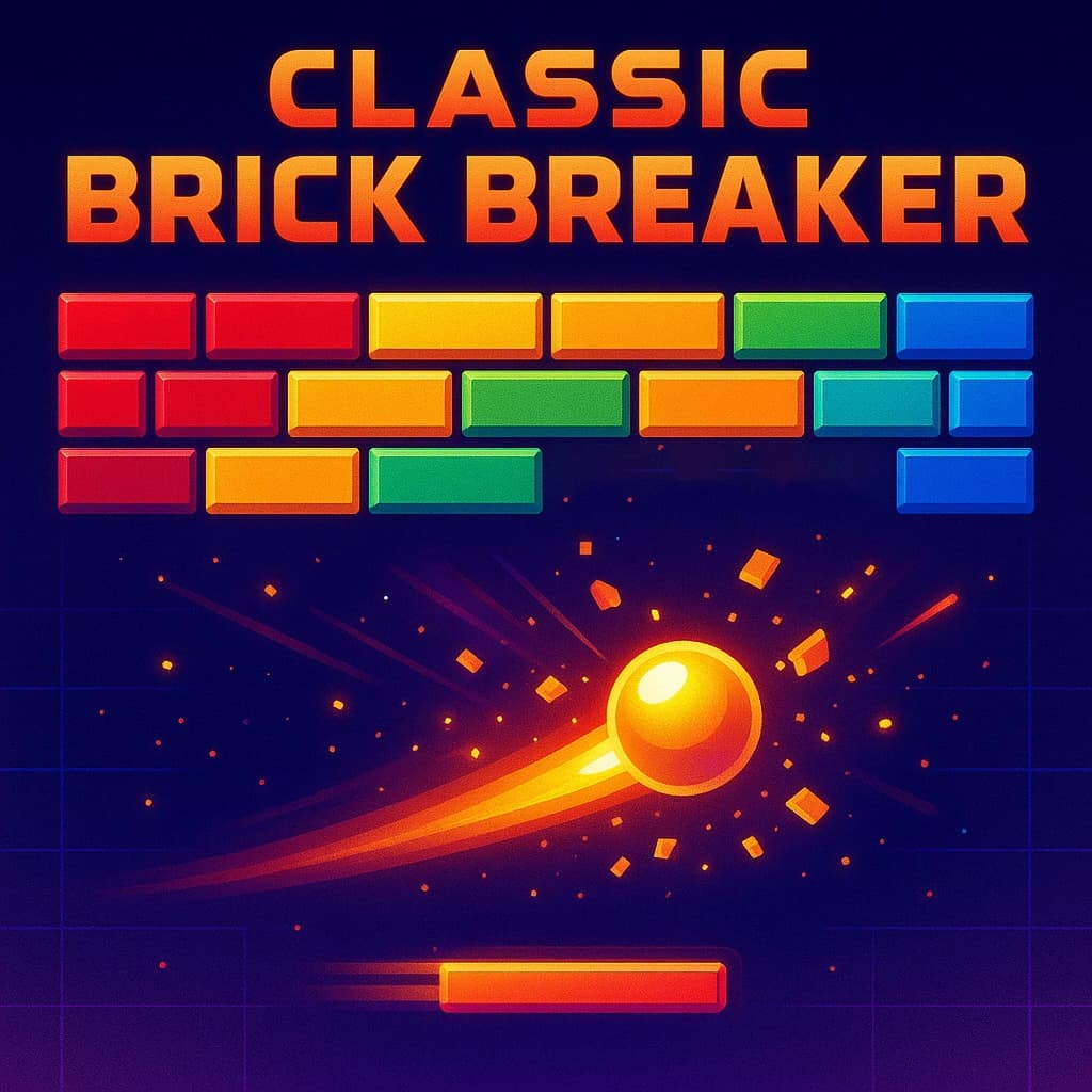 Play Classic brick breaker (Breakout Game) online for free on Gamezy24
